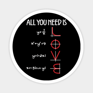 All You Need Is Love Math Magnet